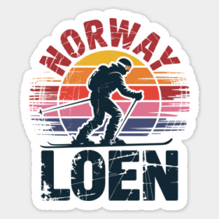 Loen Norway Sticker