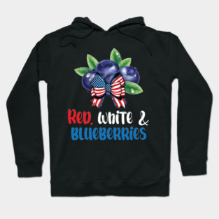 Funny Fourth of July Berry Lover Tee – Red White And Blueberries Hoodie