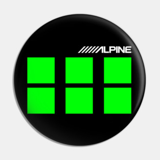 Classic Alpine Stereo Pin