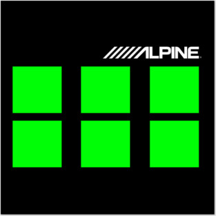 Classic Alpine Stereo Posters and Art