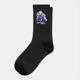 kakashi hatake - sk8 style Socks