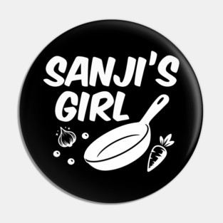 Sanji's Girl - White Letter Version Pin
