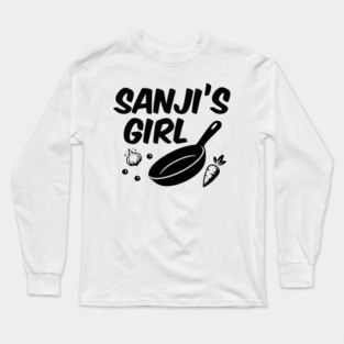 Sanji's Girl - Black Letter Version Long Sleeve T-Shirt