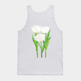 white tulip flowers Tank Top