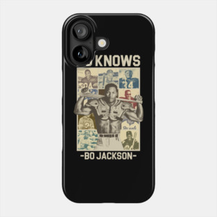 BO KNOWS OR BO JACKSON RETRO 90S Phone Case