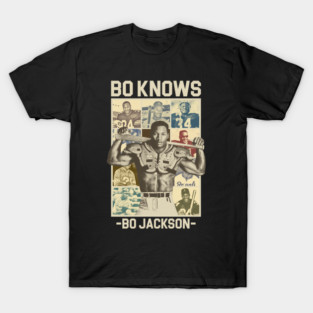 BO KNOWS OR BO JACKSON RETRO 90S T-Shirt