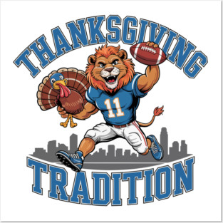 Detroit-Lions Posters and Art