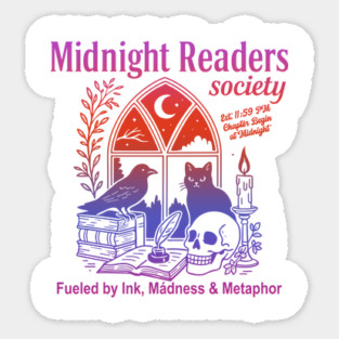 Midnight Readers Society Sticker