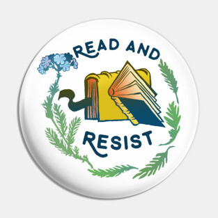 Read And Resist Pin