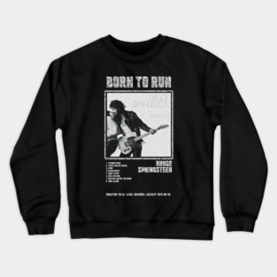 BRUCE SPRINGSTEEN - BORN TO RUN || ALBUM TRACKLIST || Crewneck Sweatshirt