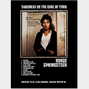 BRUCE SPRINGSTEEN - DARKNESS ON THE EDGE OF TOWN || ALBUM TRACKLIST || Posters and Art