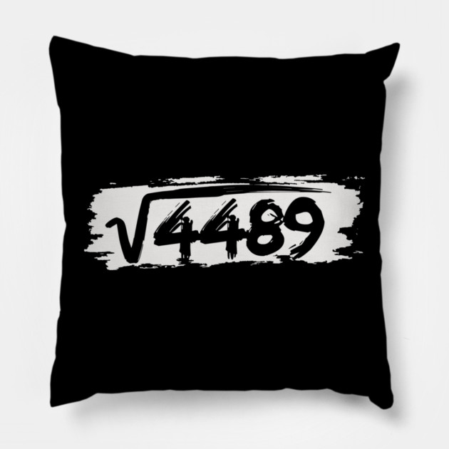 67 Square Root Meme Math Teacher Pillow by The WYLD Tribe