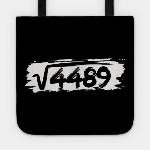 67 Square Root Meme Math Teacher Tote by The WYLD Tribe