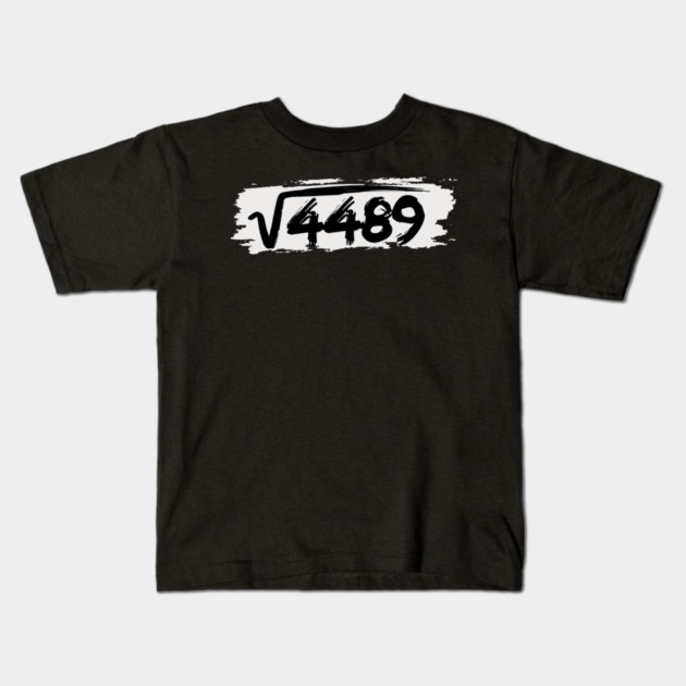 67 Square Root Meme Math Teacher Kids T-Shirt by The WYLD Tribe