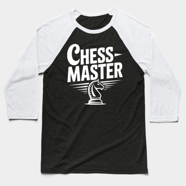 Chess Master Knight Baseball T-Shirt by Frank Ring