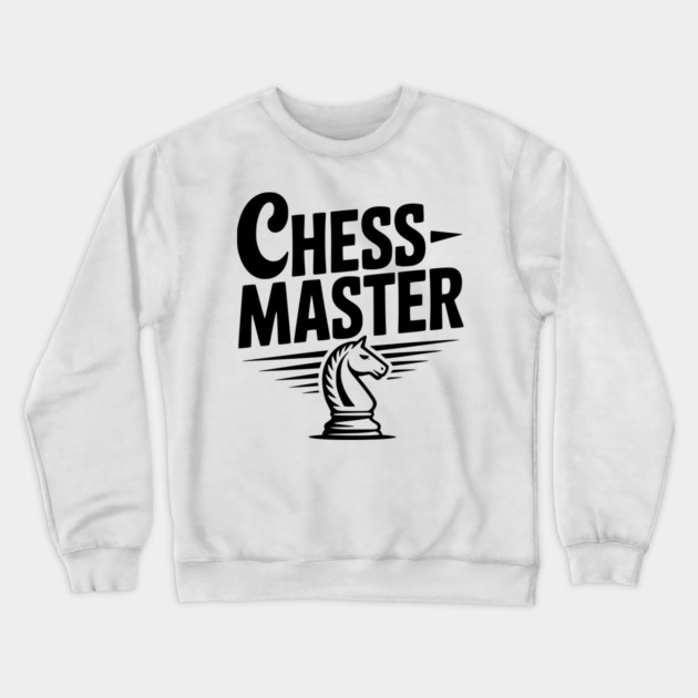 Chess Master Knight Crewneck Sweatshirt by Frank Ring