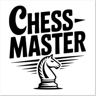 Chess Master Knight Posters and Art