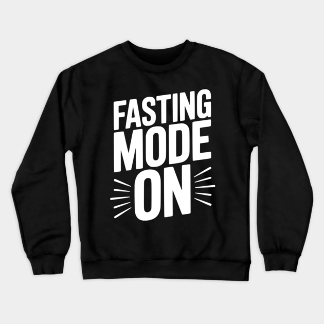 Fasting Mode On Crewneck Sweatshirt by Frank Ring