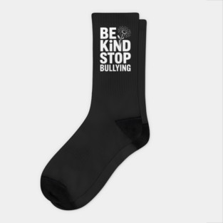 Be Kind Stop Bullying Socks