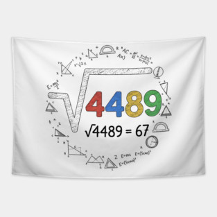 Six Seven Slang 67 Meme Tapestry