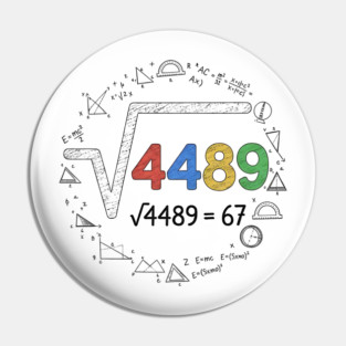 Six Seven Slang 67 Meme Pin