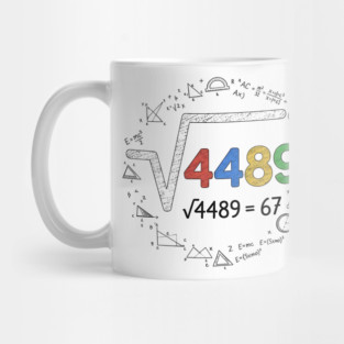 Six Seven Slang 67 Meme Mug
