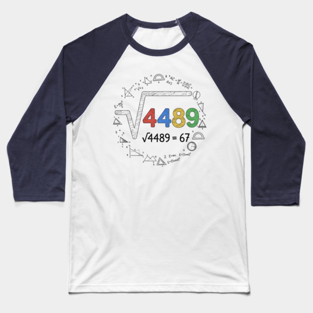 Six Seven Slang 67 Meme Baseball T-Shirt by ArtistTee ⭐⭐⭐⭐⭐