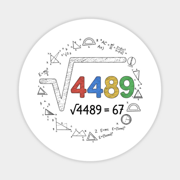 Six Seven Slang 67 Meme Magnet by ArtistTee ⭐⭐⭐⭐⭐