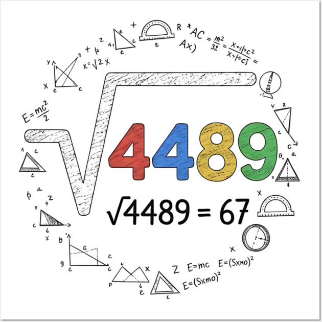 Six Seven Slang 67 Meme Wall Art by ArtistTee ⭐⭐⭐⭐⭐