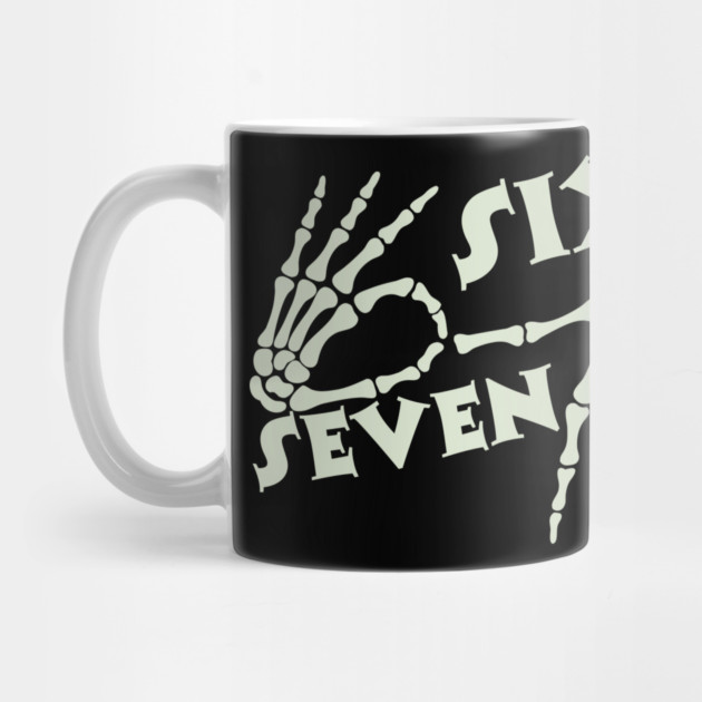 67 Skeleton Hand Sign Halloween Meme by The WYLD Tribe