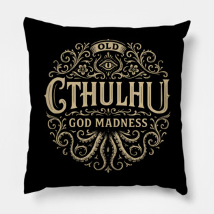 Cthulhu – Old God of Madness Vintage Design Pillow