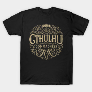 Cthulhu – Old God of Madness Vintage Design T-Shirt