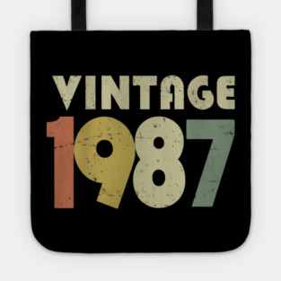 Vintage 1987 Shirt - Retro Birthday Legend Gift. vintage shirt funny 1987 birthday retro apparel humor gift legend Tote