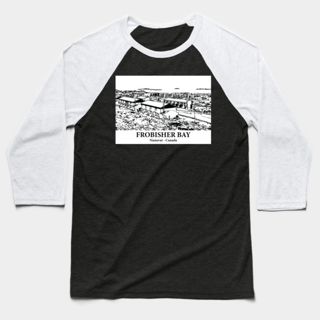 Frobisher Bay - Nunavut Baseball T-Shirt by Lakeric
