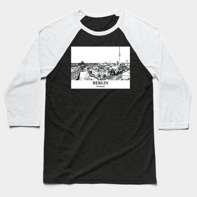 Berlin - Germany Baseball T-Shirt by Lakeric