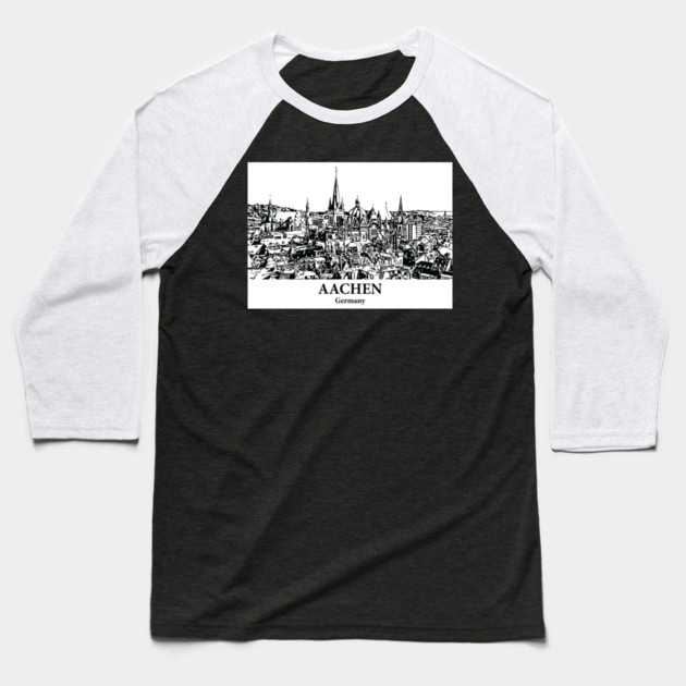 Aachen - Germany Baseball T-Shirt by Lakeric