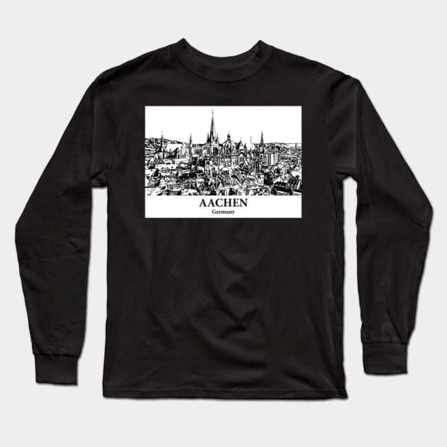 Aachen - Germany Long Sleeve T-Shirt by Lakeric