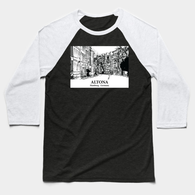 Altona - Germany Baseball T-Shirt by Lakeric