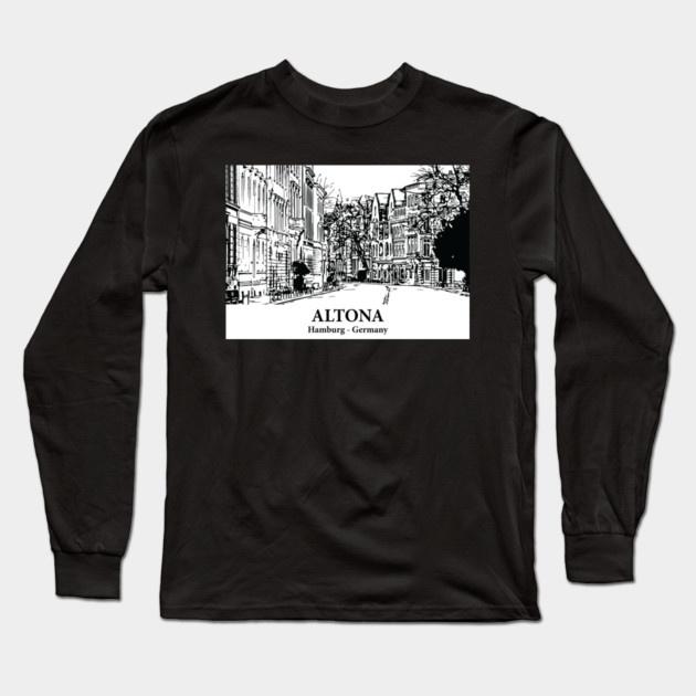 Altona - Germany Long Sleeve T-Shirt by Lakeric