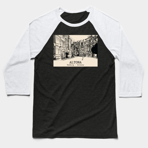 Altona - Germany Baseball T-Shirt by Lakeric