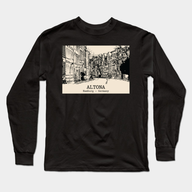 Altona - Germany Long Sleeve T-Shirt by Lakeric