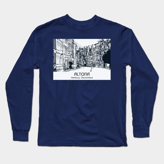 Altona - Deutschland Long Sleeve T-Shirt by Lakeric