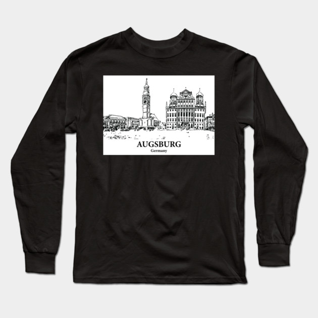 Augsburg - Germany Long Sleeve T-Shirt by Lakeric