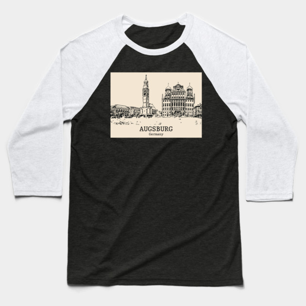 Augsburg - Germany Baseball T-Shirt by Lakeric