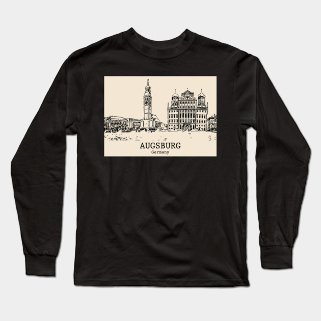 Augsburg - Germany Long Sleeve T-Shirt by Lakeric