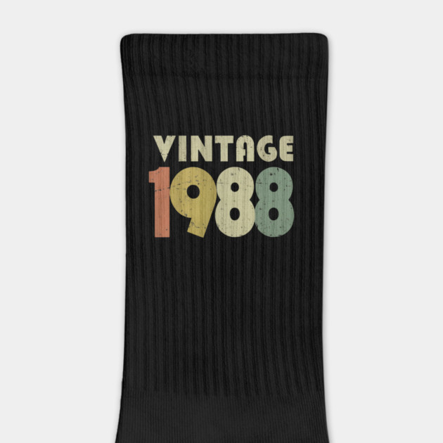 Vintage 1988 Tee - Sarcastic 80s Birthday Design. vintage shirt funny 1988 birthday retro apparel humor gift eighties by OUTFITPAW