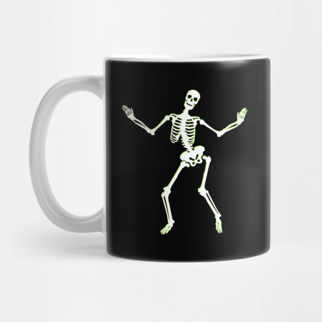 Neon Groove – Funky Dancing Halloween Skeleton by Butter Creative