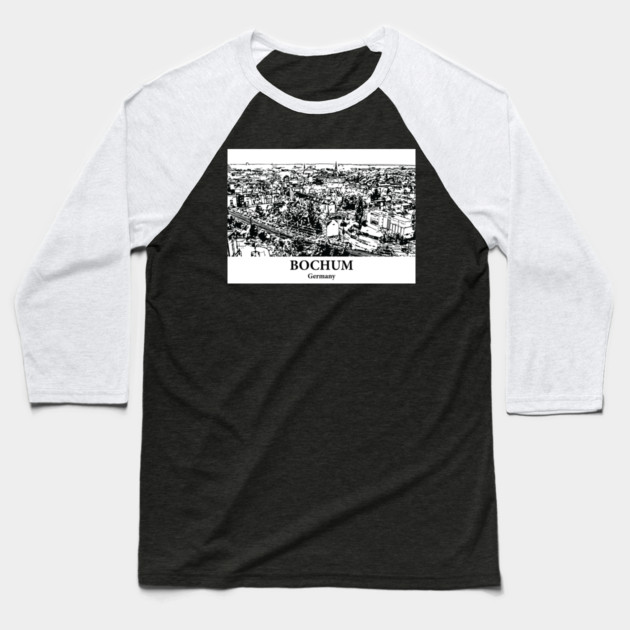 Bochum - Germany Baseball T-Shirt by Lakeric