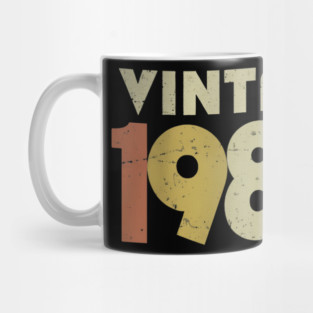Vintage 1986 Tee - Awesome Birthday Mixtape Design - vintage shirt funny 1986 birthday retro apparel humor gift eighties Mug