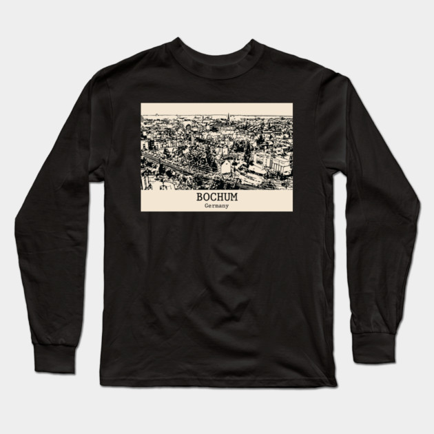 Bochum - Germany Long Sleeve T-Shirt by Lakeric